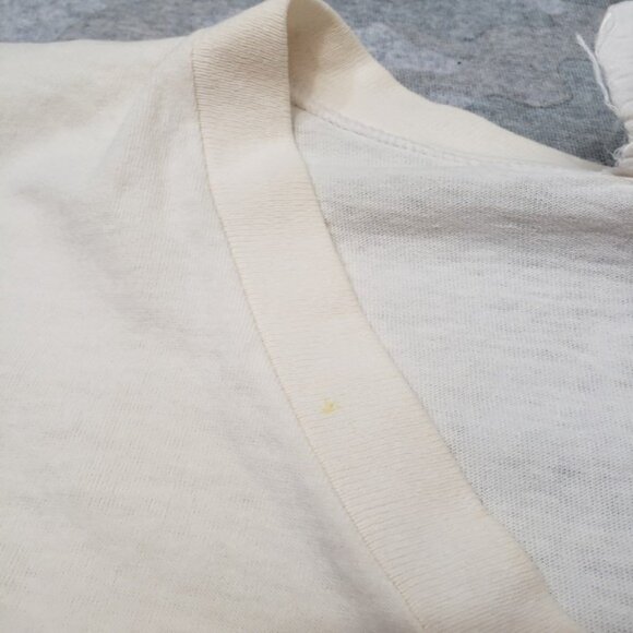 Vintage Listen Honey Top Womens One Size Made In USA Short Sleeve Single Stitch - Picture 7 of 13